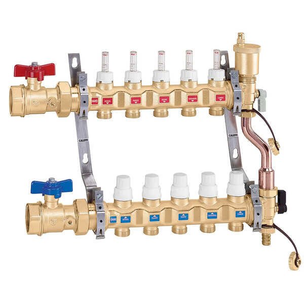 Caleffi 6687O5S1 Ön Montajlı Dağıtım Kollektörü 13 Çıkışlı