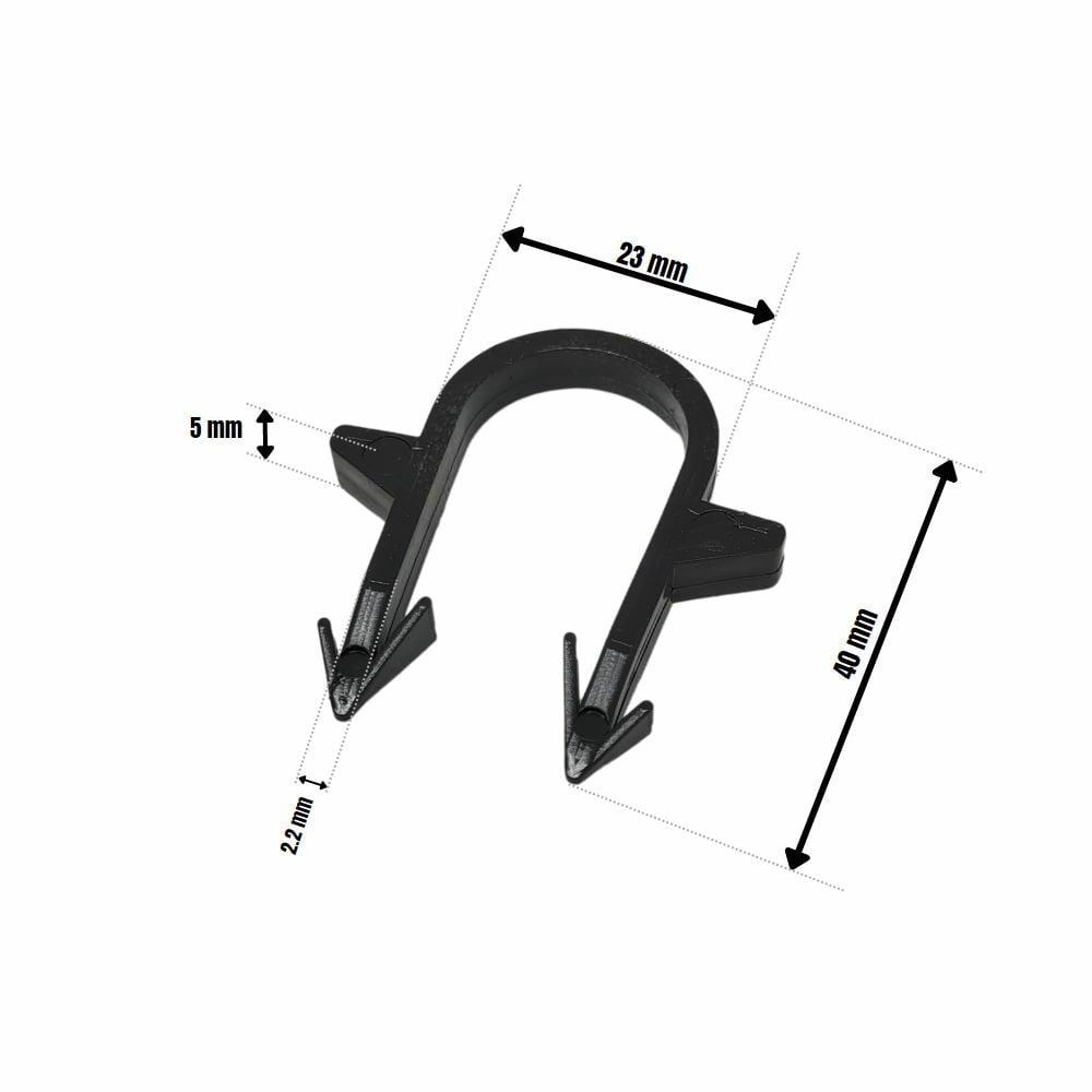 Vatanpor Boru Tutucu U Klips 500 Adet