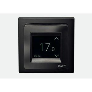 DEVIreg Touch 2'' Siyah dokunmatik ekranlı dijital termostat