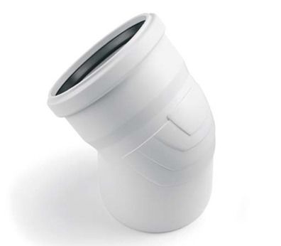 RAUPIANO PLUS Dirsek DN 200, 45 Derece