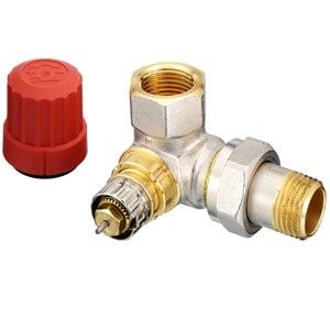 Danfoss Reglajlı Sağ Dik Köşe Tip Termostatik Vana Gövdesi RA-N 15