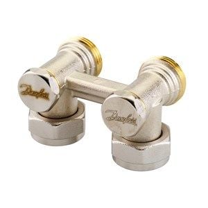 Danfoss Köşe Tip Kompakt Radyatör Dönüş Vanası RLV-KS