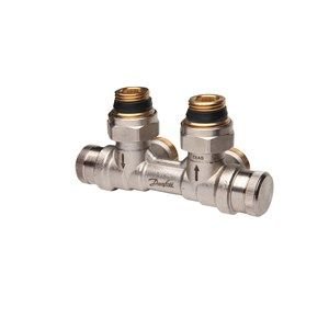 Danfoss Sağ Dik Köşe Tip Kompakt Dinamik Radyatör Dönüş Vanası RLV-KDV DN 15