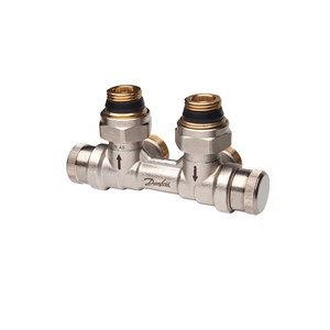 Danfoss Sol Dik Köşe Tip Kompakt Dinamik Radyatör Dönüş Vanası RLV-KDV DN 15