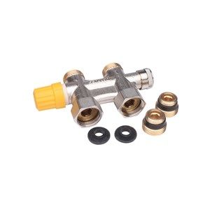 Danfoss Düz Tip Termostatik Kompakt Radyatör Dönüş Vanası VHS 1/2'' DN 15