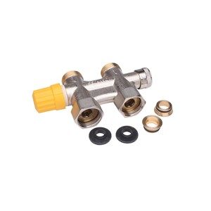 Danfoss Düz Tip Termostatik Kompakt Radyatör Dönüş Vanası VHS 3/4'' DN 15