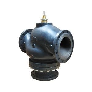 Danfoss VF3 Üç Yollu Flanşlı Döküm Lineer Vana Gövdesi PN16 DN250