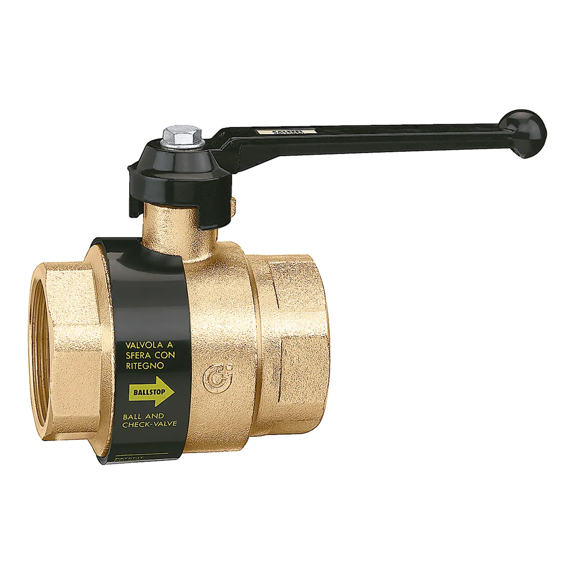 Caleffi 323070 Ballstop Dahili Çekvalfli Küresel Vana 1 1/4