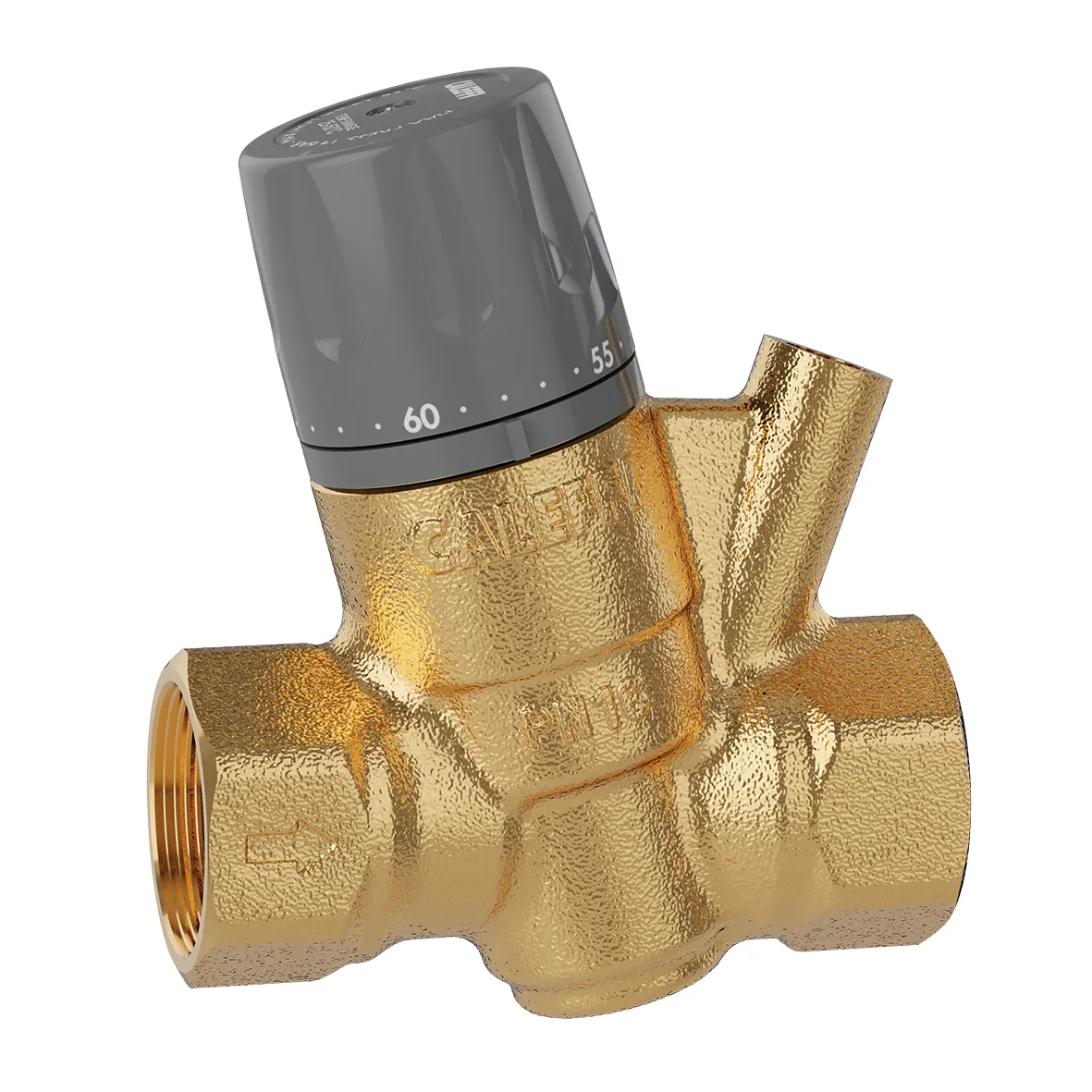 Caleffi 116440 Domestik Sıcak Su Resirkülasyon Devreleri için Termal Balans ve Resirkülasyon Vanası 1/2