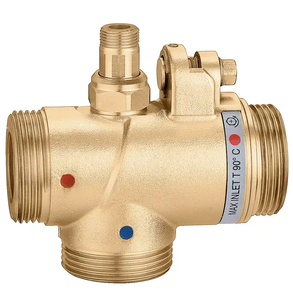 Caleffi 524600 Merkezi Sistemler için Ayarlanabilir Termostatik Karışım Vanası 1 1/2