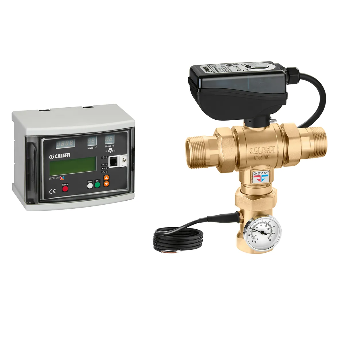 Caleffi 6000 Legiomix Programlanabilir Elektronik Karışım Vanası 24V 1 1/2