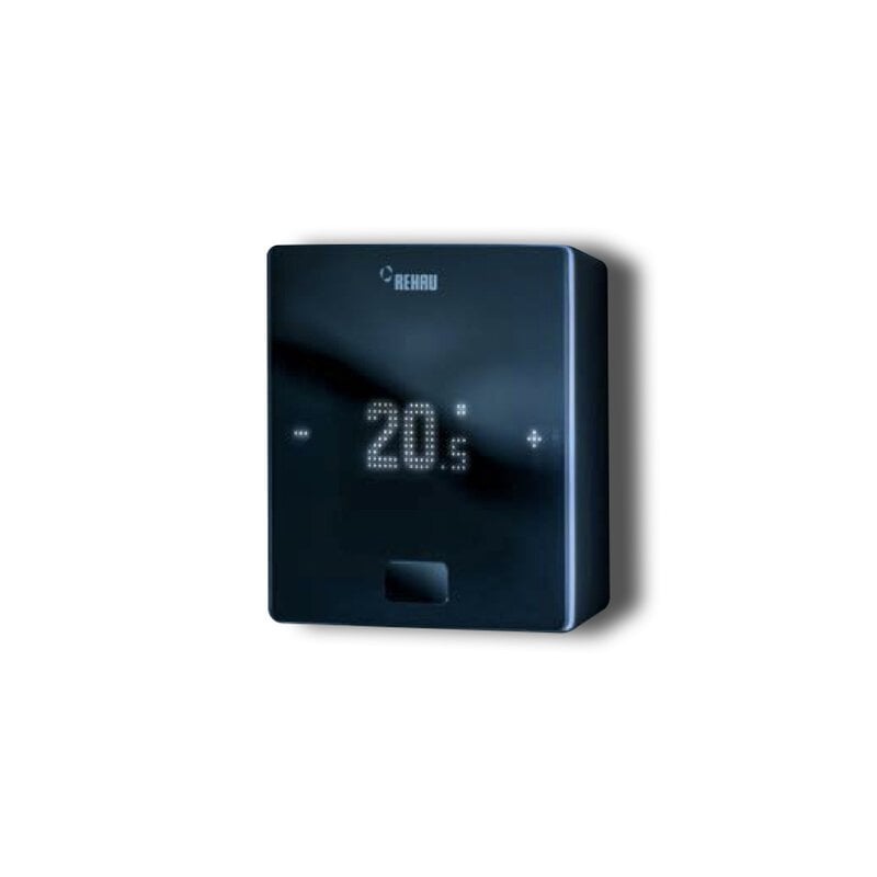 rehau kablosuz oda termostatı siyah