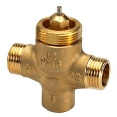 Danfoss VZL2 İki Yollu Dış Dişli Pirinç Vana Gövdesi PN16 DN20