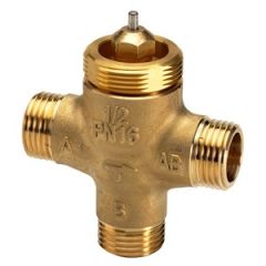 Danfoss VZL3 Üç Yollu Dış Dişli Pirinç Vana Gövdesi PN16 DN15