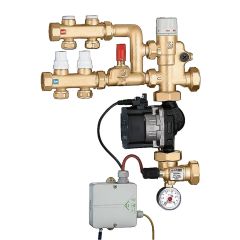 Caleffi 182 Ön Montajlı Pompalı Termostatik Karışım Ünitesi 182621A2L 003