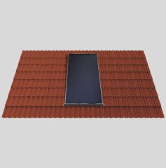Solimpeks 2510 Kollektör İçin Tekli Kiremit Çatı Montaj Seti