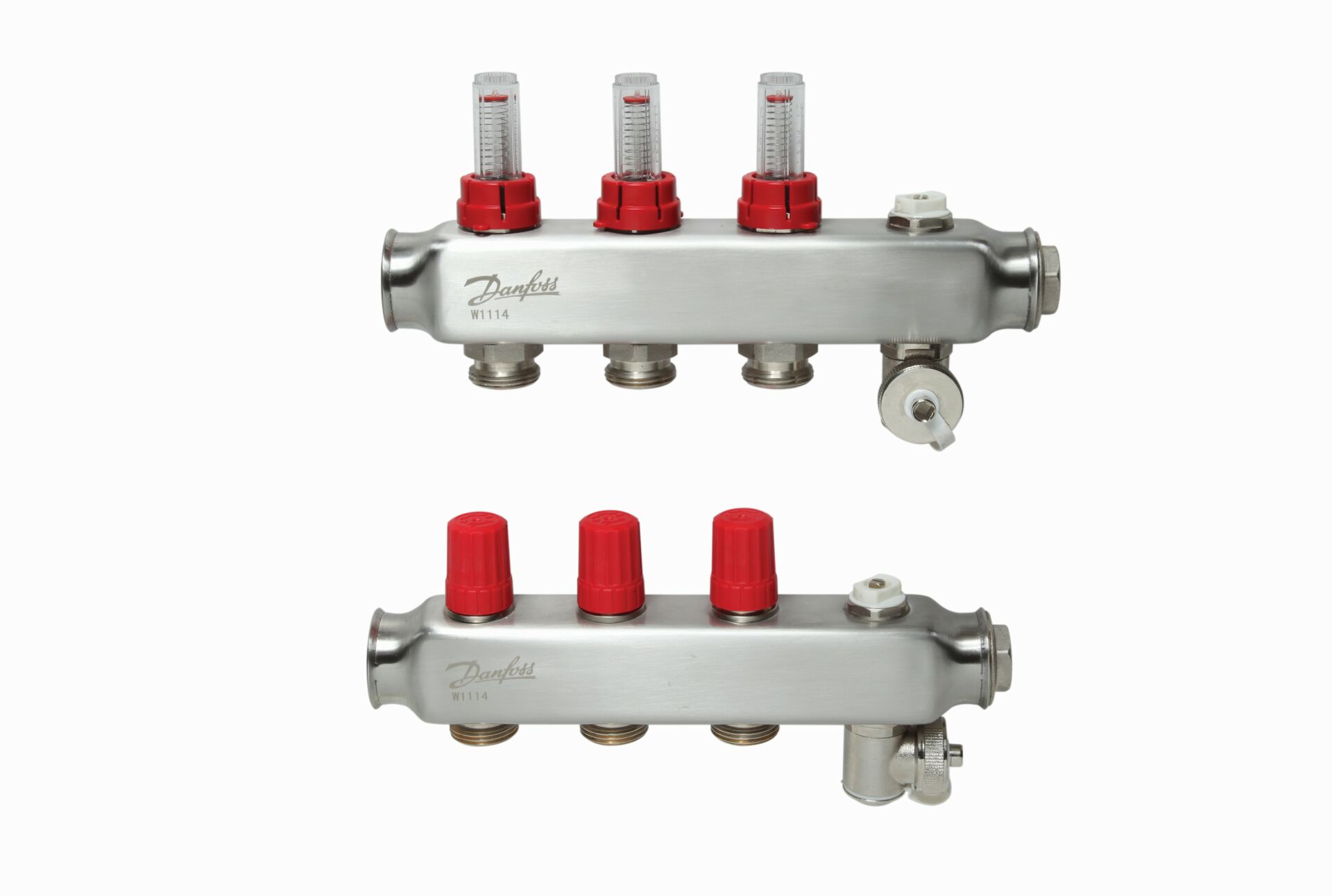 Danfoss 3’lü Paslanmaz Çelik Kollektör Seti