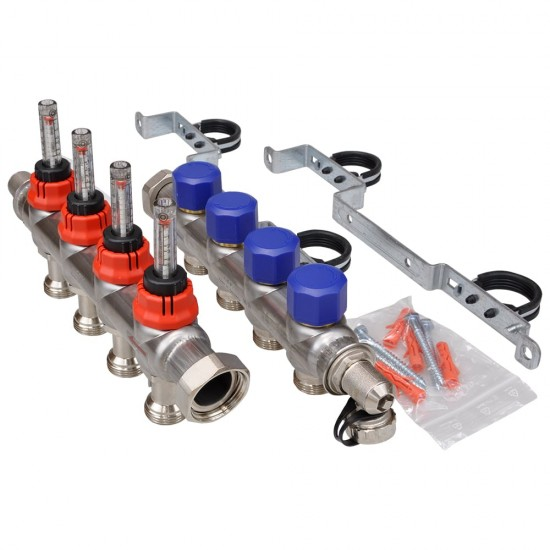 Fraenkische 4'lü Paslanmaz Çelik Kollektör Seti