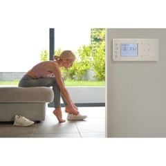 Danfoss TPOne-S+DBR LCD Ekranlı Programlanabilir Oda Termostatı 230V Beslemeli 5-35°C