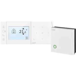 Danfoss TPOne-S+DBR LCD Ekranlı (Wifi Telefon Bağlantılı) Programlanabilir Oda Termostatı 230V