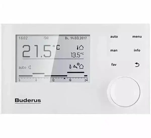 Buderus RC310 Kumanda Paneli Beyaz