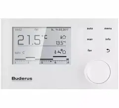 Buderus RC310 Kumanda Paneli Beyaz