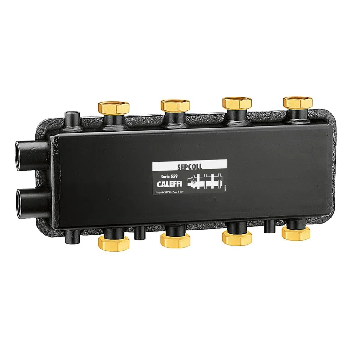 Caleffi SEPCOLL 559 2+2 Hidrolik Ayırıcı Kolektör 559222