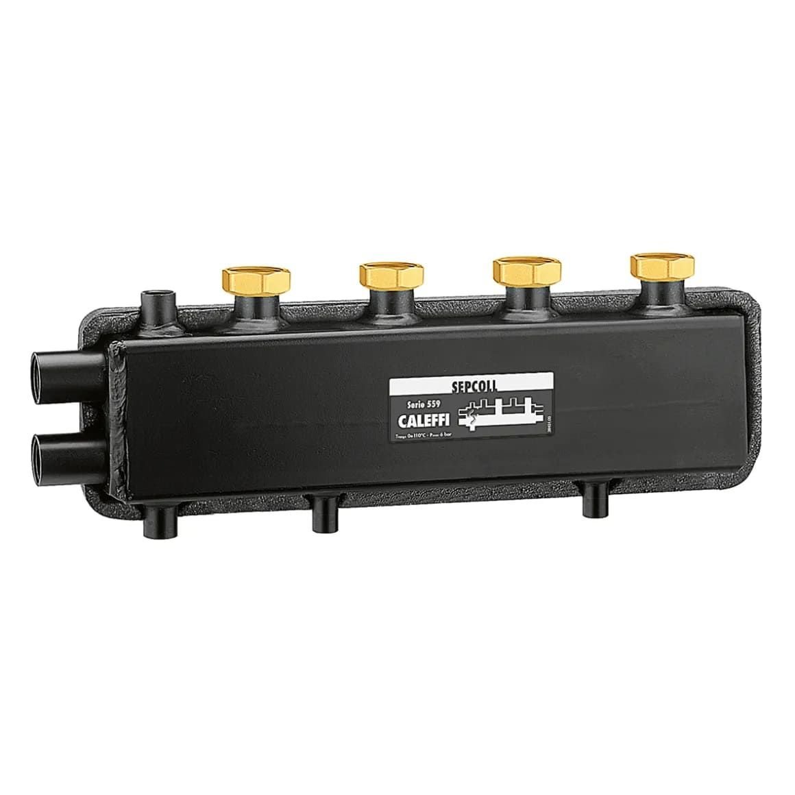 Caleffi SEPCOLL 559 2 Çıkışlı Hidrolik Ayırıcı Kolektör 559320