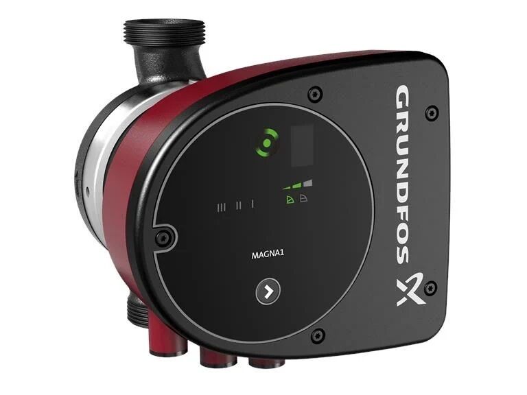 Grundfos MAGNA1 25-40(180 mm) 60-80.000 Kazan İçin Frekans Konvertörlü Sirkülasyon Pompası 4mss 6.2m³/h