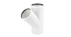 RAUPIANO PLUS Tek Çatal DN 75/75, 45 Derece
