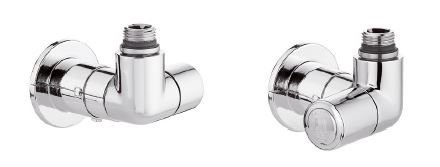Caleffi 4004 Özel Tasarımlı Dönüştürülebilir Hıgh-Style Radyatör Vanası 1/2”