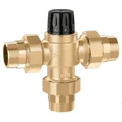 Caleffi 523160 Merkezi Sistemler için Ayarlanabilir Termostatik Karışım Vanası 1''