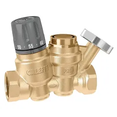 Caleffi Domestik Sıcak Su Resirkülasyon Devreleri için Termal Balans ve Resirkülasyon Vanası 1 1/4''