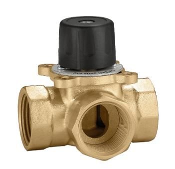 Caleffi 610 Dişli Üç Yollu Rotary Tip Karışım Vanası Rp 1/2”