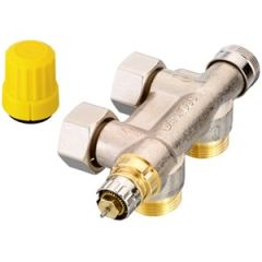 Danfoss Köşe Tip Termostatik Kompakt Radyatör Dönüş Vanası VHS DN 15