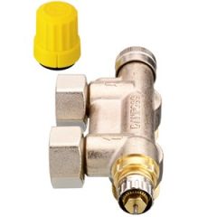 Danfoss Köşe Tip Termostatik Kompakt Radyatör Dönüş Vanası VHS DN 15