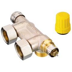 Danfoss Köşe Tip Termostatik Kompakt Radyatör Dönüş Vanası VHS 3/4'' DN 15