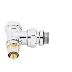 Danfoss Krom Kaplama Köşe Tip Termostatik Vana Gövdesi RA-NCX