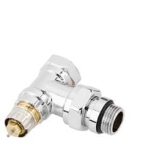 Danfoss Krom Kaplama Köşe Tip Termostatik Vana Gövdesi RA-NCX