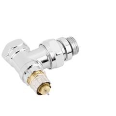 Danfoss Krom Kaplama Köşe Tip Termostatik Vana Gövdesi RA-NCX