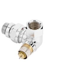 Danfoss Krom Kaplama Sol Dik Köşe Tip Termostatik Vana Gövdesi RA-NCX