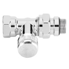 Danfoss Düz Tip Reglajlı Krom Dönüş Vanası RLV-CX