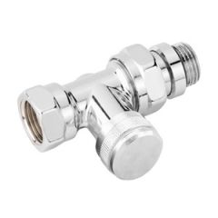 Danfoss Düz Tip Reglajlı Krom Dönüş Vanası RLV-CX