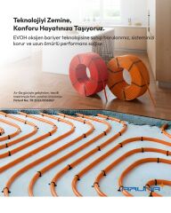 Aruna Pert 6 Katmanlı Yerden Isıtma Borusu Oksijen Bariyerli 16x2 240mt