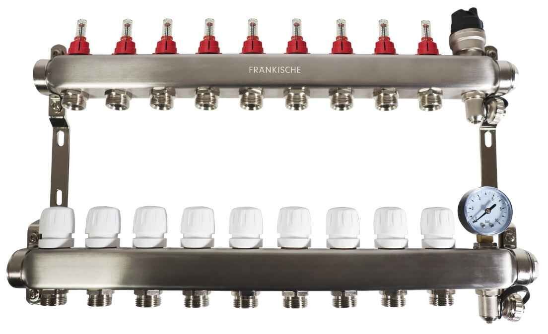 Fraenkische 3 Ağızlı Paslanmaz Çelik Kollektör Seti