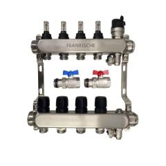 Fraenkische 6 Ağızlı Paslanmaz Çelik Kollektör Seti