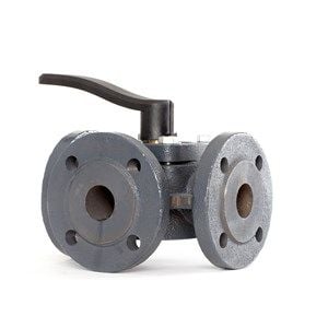 Danfoss HFE3 Üç Yollu Flanşlı Döküm Rotary Vana Gövdesi PN6 DN65