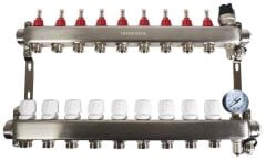 Fraenkische 9 Ağızlı Paslanmaz Çelik Kollektör Seti