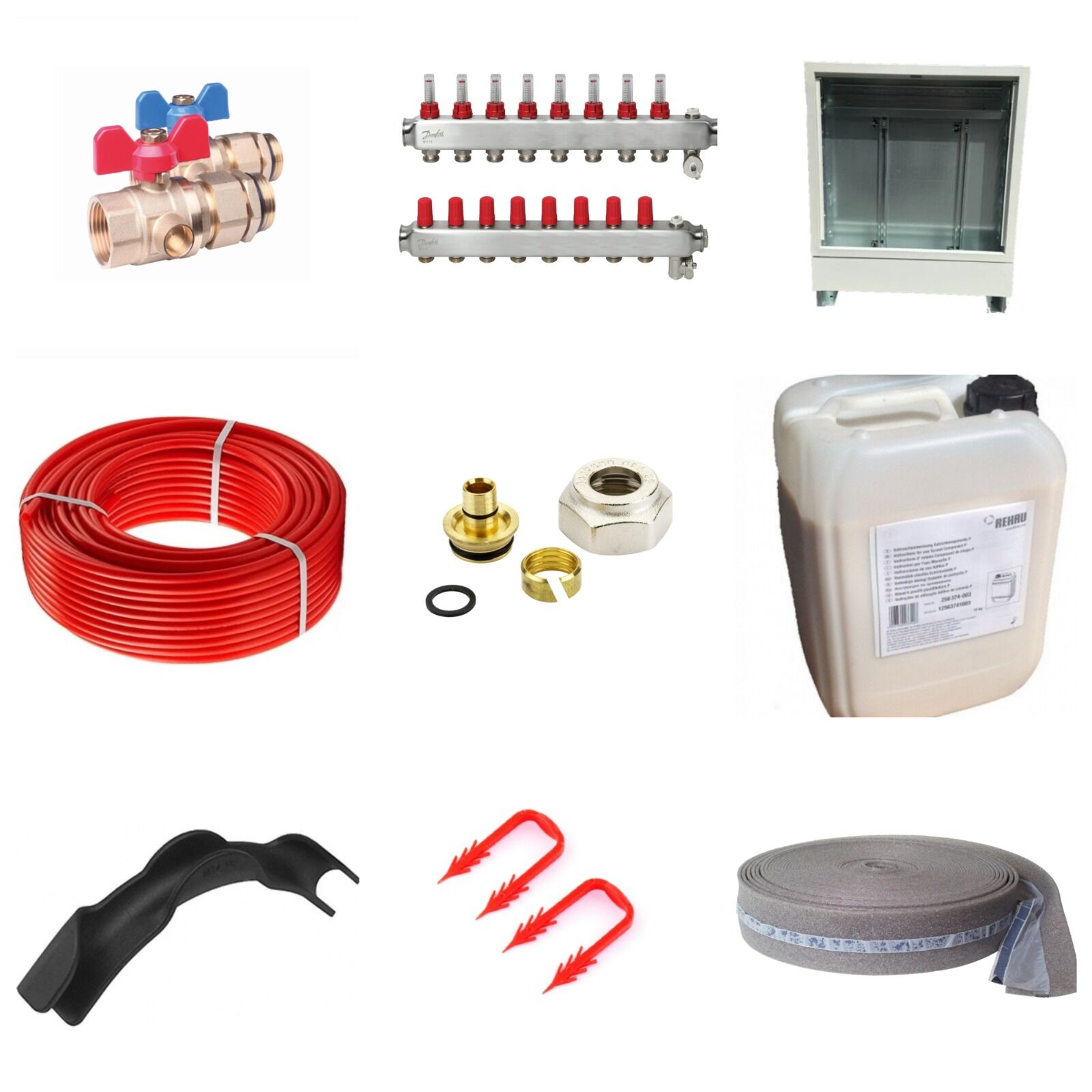 20m2 Danfoss Yerden Isıtma Paketi